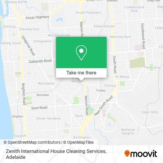 Zenith International House Cleaning Services map