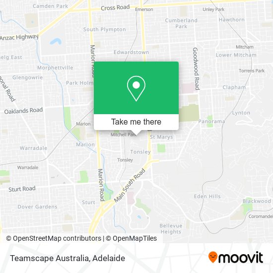 Teamscape Australia map