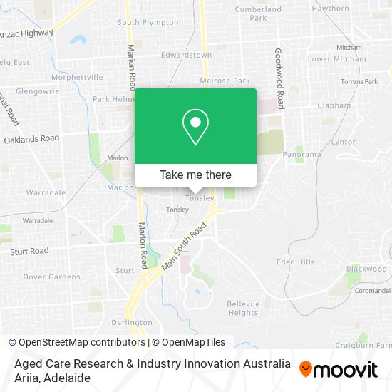 Mapa Aged Care Research & Industry Innovation Australia Ariia
