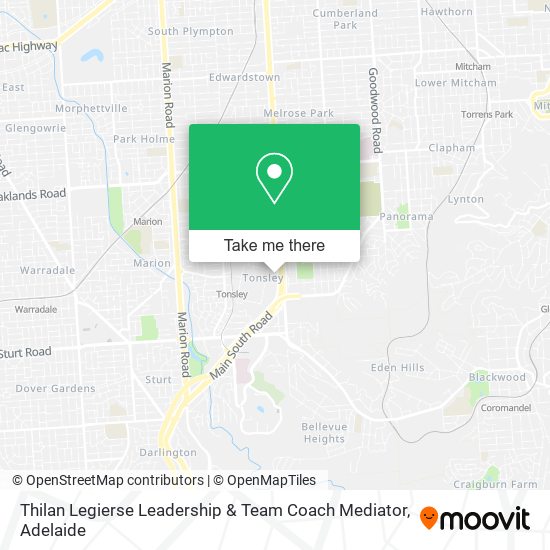 Thilan Legierse Leadership & Team Coach Mediator map