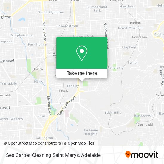 Ses Carpet Cleaning Saint Marys map