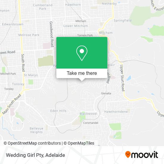 Wedding Girl Pty map