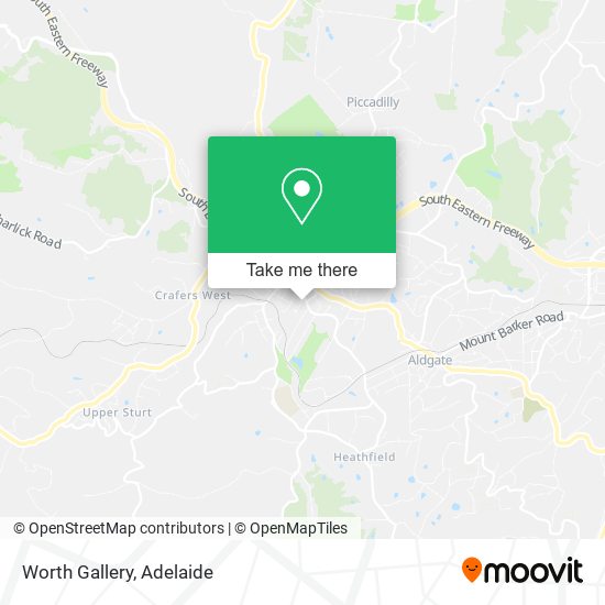 Worth Gallery map