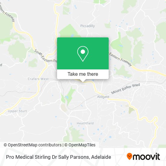 Pro Medical Stirling Dr Sally Parsons map