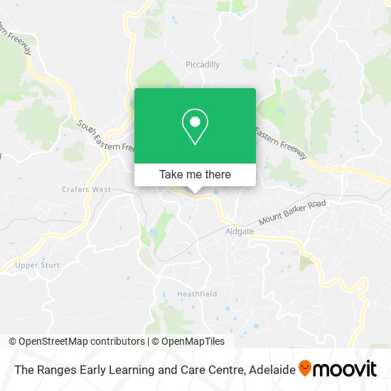 The Ranges Early Learning and Care Centre map