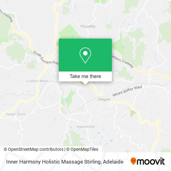 Inner Harmony Holistic Massage Stirling map