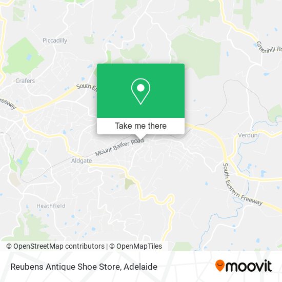 Reubens Antique Shoe Store map