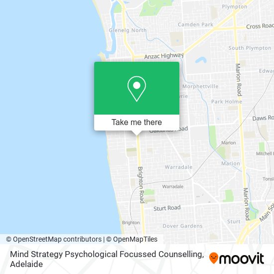 Mind Strategy Psychological Focussed Counselling map