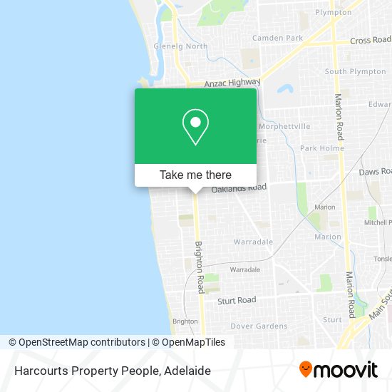 Mapa Harcourts Property People