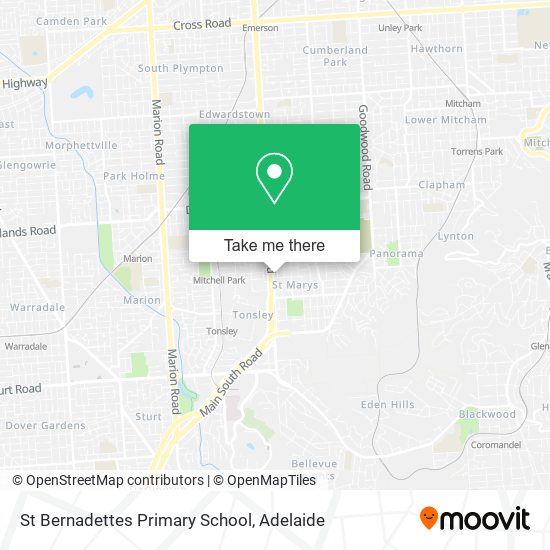 St Bernadettes Primary School map