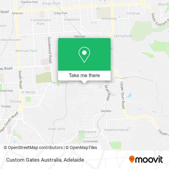 Custom Gates Australia map