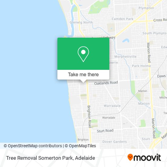 Tree Removal Somerton Park map