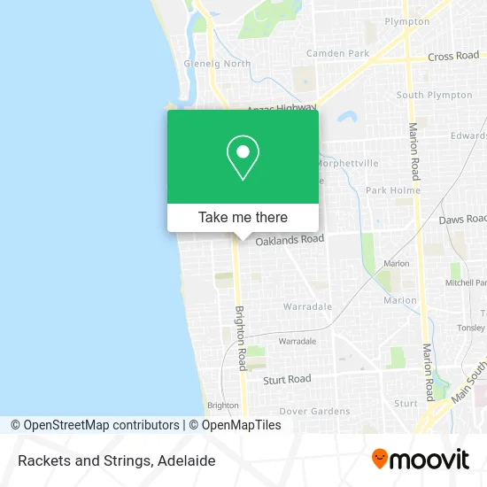 Mapa Rackets and Strings