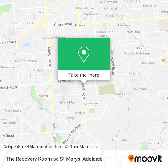The Recovery Room sa St Marys map