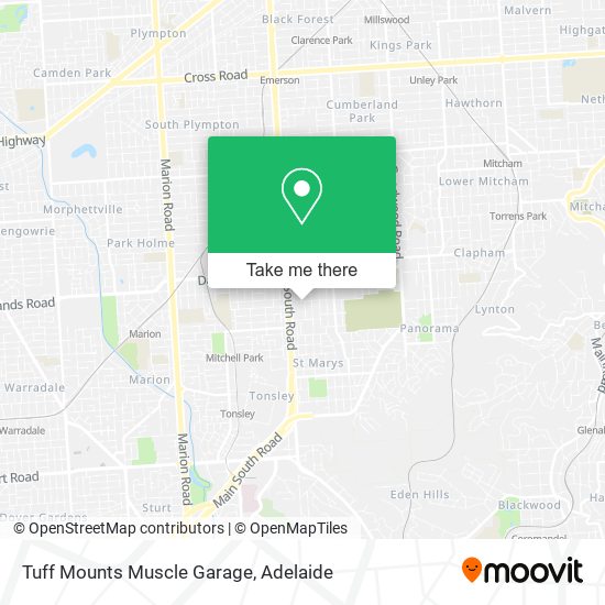 Tuff Mounts Muscle Garage map