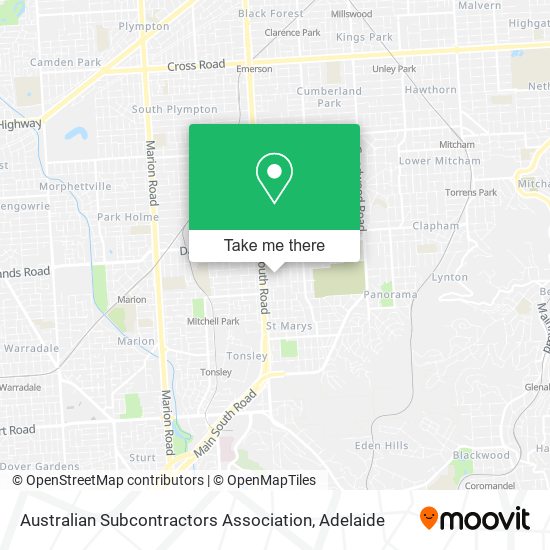 Australian Subcontractors Association map