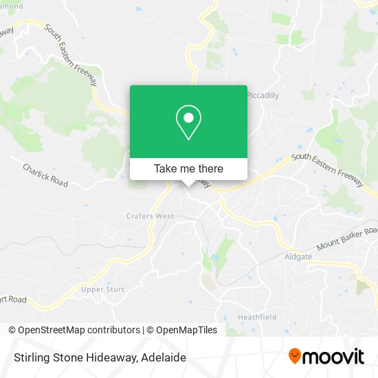 Stirling Stone Hideaway map