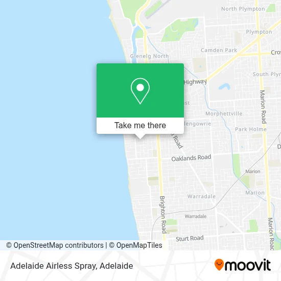 Mapa Adelaide Airless Spray