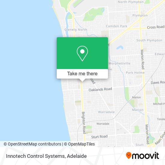 Innotech Control Systems map