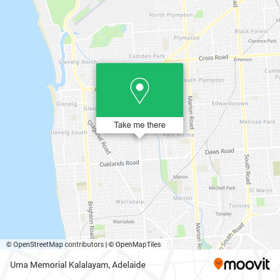 Uma Memorial Kalalayam map