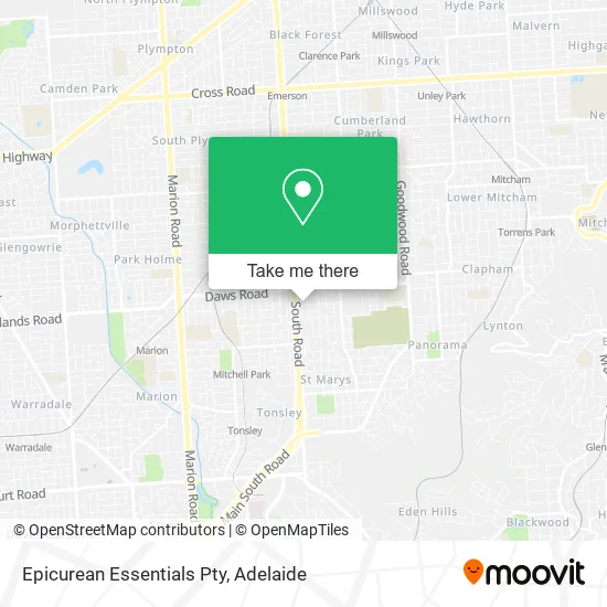 Epicurean Essentials Pty map