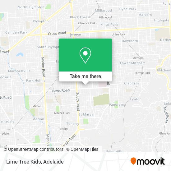 Lime Tree Kids map
