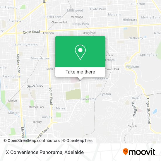 X Convenience Panorama map
