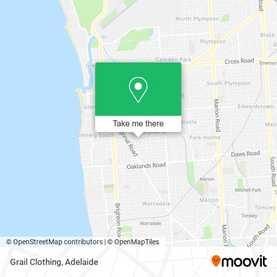 Grail Clothing map