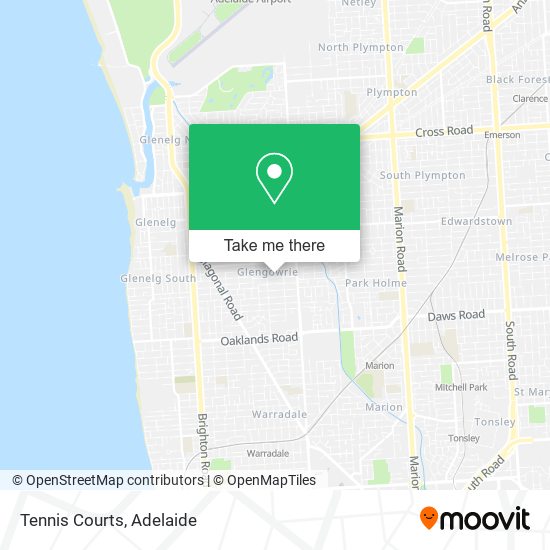 Tennis Courts map