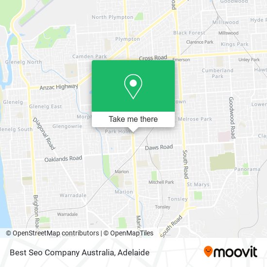 Mapa Best Seo Company Australia