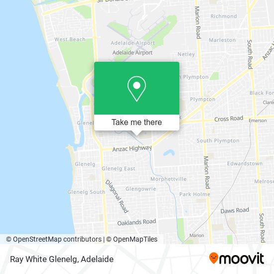 Mapa Ray White Glenelg