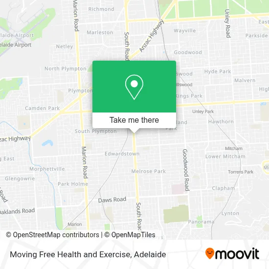 Mapa Moving Free Health and Exercise