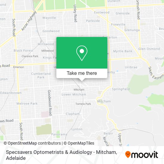 Specsavers Optometrists & Audiology - Mitcham map