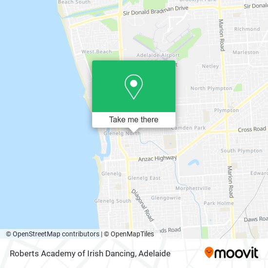 Roberts Academy of Irish Dancing map