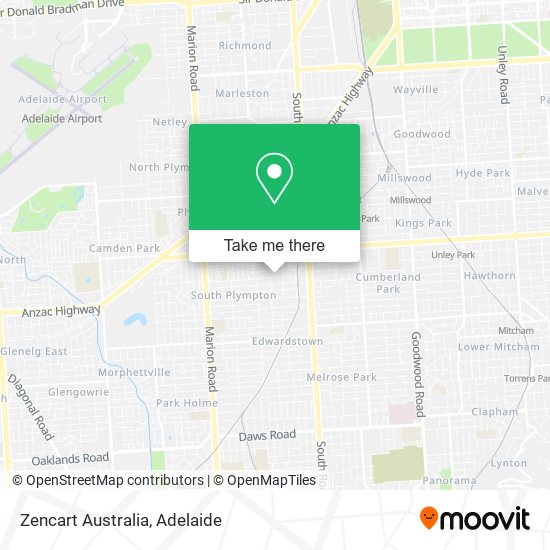 Mapa Zencart Australia