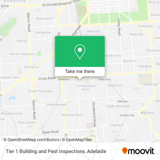 Tier 1 Building and Pest Inspections map