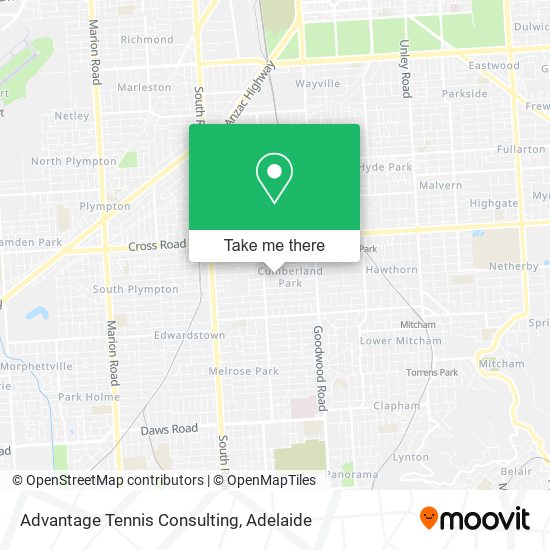 Advantage Tennis Consulting map