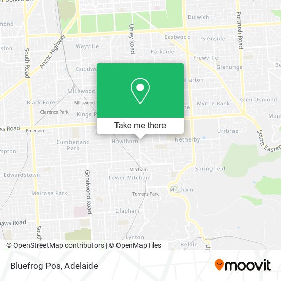 Bluefrog Pos map