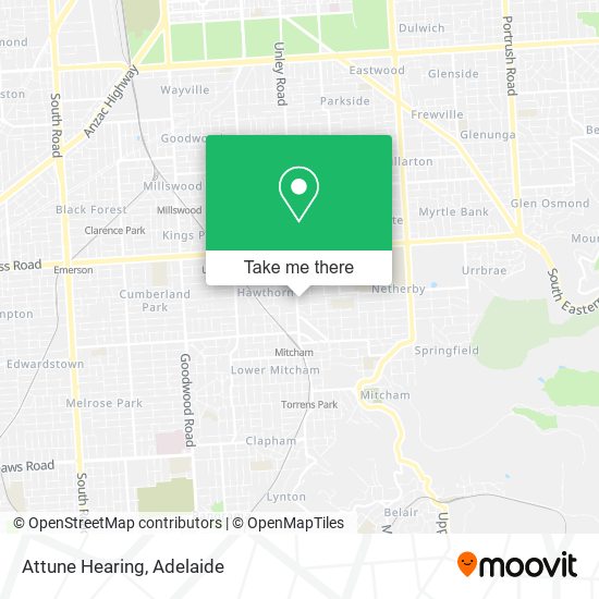 Attune Hearing map