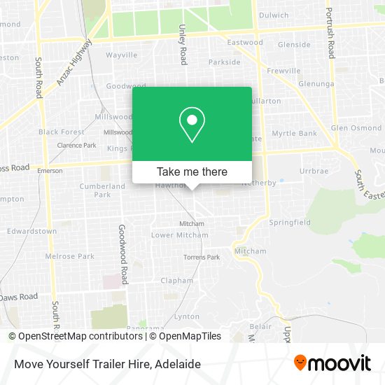 Mapa Move Yourself Trailer Hire