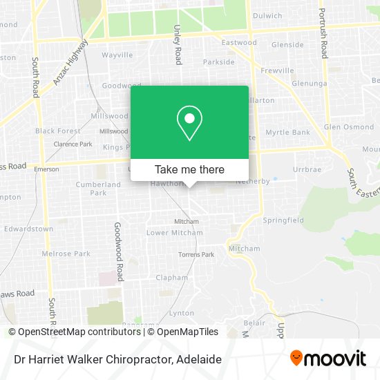 Dr Harriet Walker Chiropractor map