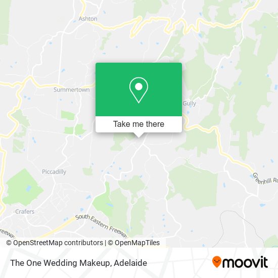The One Wedding Makeup map