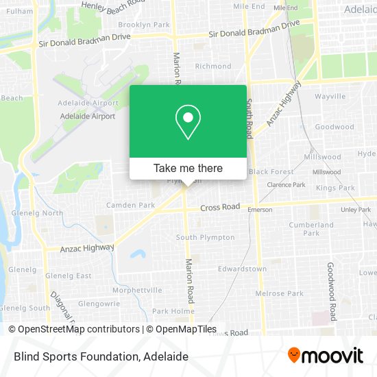 Mapa Blind Sports Foundation