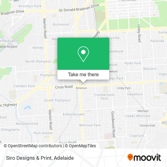 Siro Designs & Print map