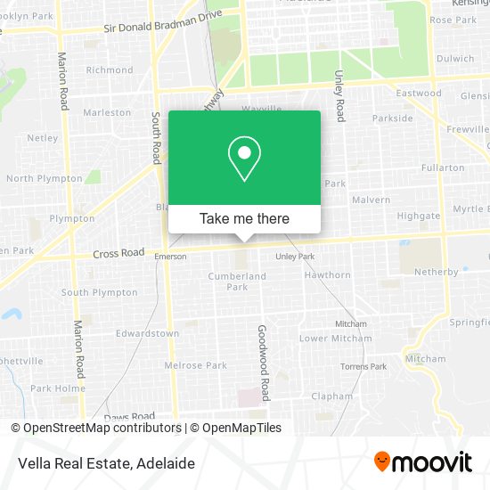 Vella Real Estate map
