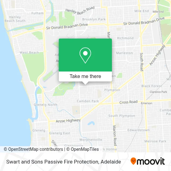 Mapa Swart and Sons Passive Fire Protection