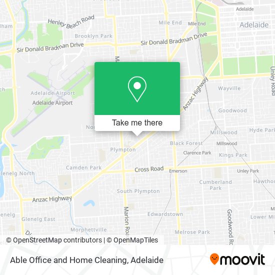 Mapa Able Office and Home Cleaning