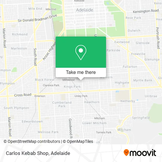 Carlos Kebab Shop map