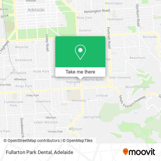 Fullarton Park Dental map