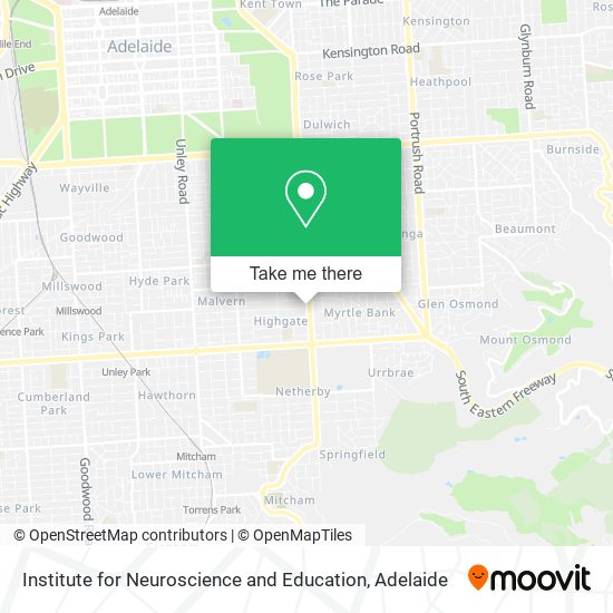 Institute for Neuroscience and Education map